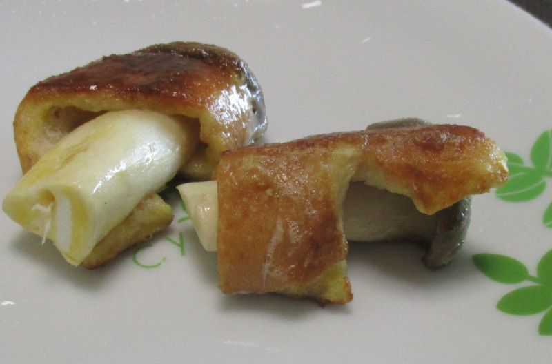 エリンギのパン耳ツイスト