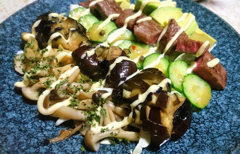 寒い季節のおこのみサラダ