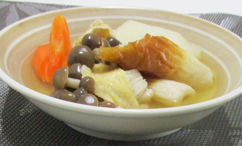 ロールシメジ入りおでん風