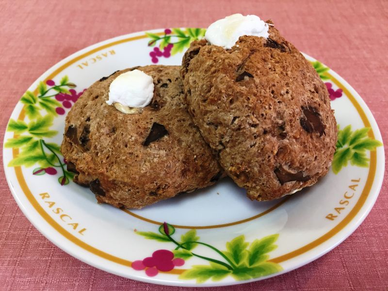 簡単！ノンオイルきのこスコーン♪