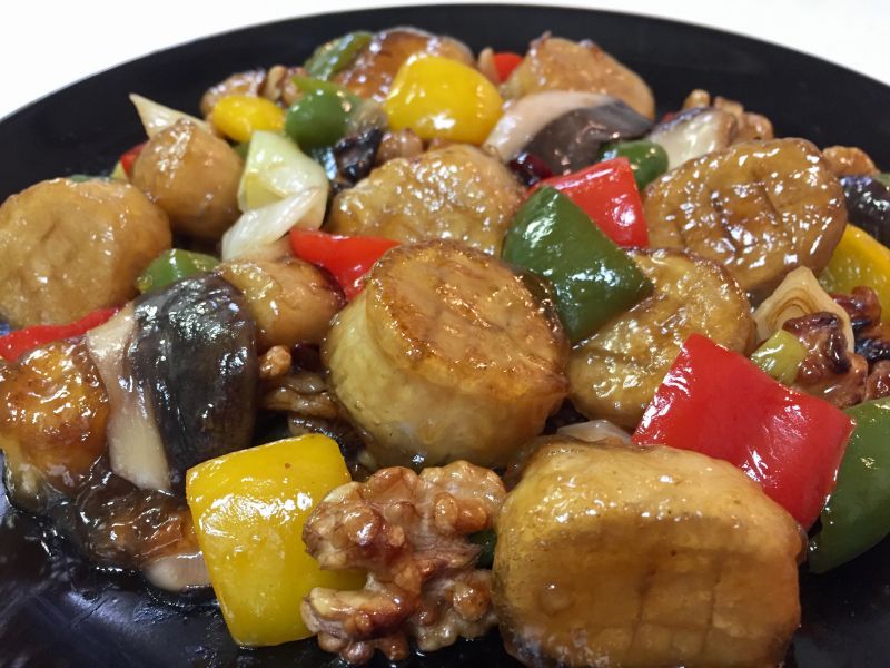 ホタテ風エリンギのピリ辛中華♪