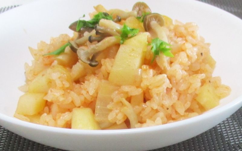 プリッホクッ・簡単炊き込みピラフ