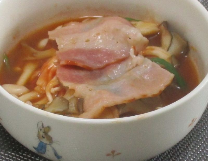 さっぱり味のきのこの重ね蒸し