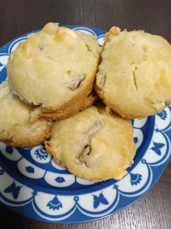 きのことチーズのビーガンマフィン