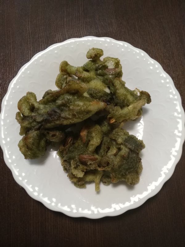 きのこ青かき揚げ