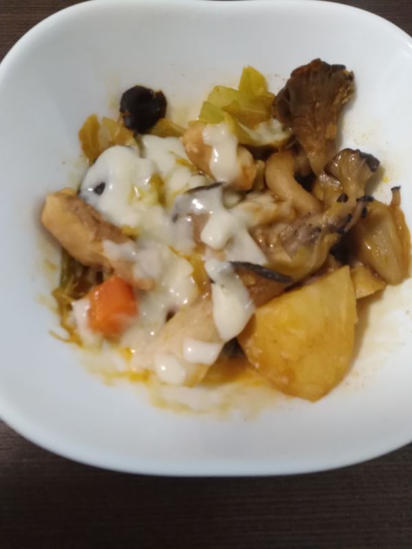 きのこたっぷりチーズダッカルビ