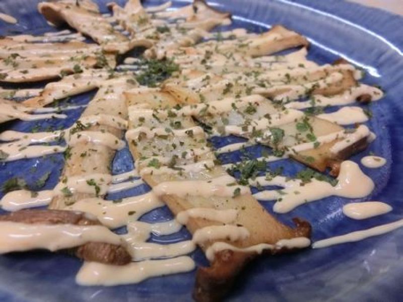 焼きエリンギの和風カルパッチョ