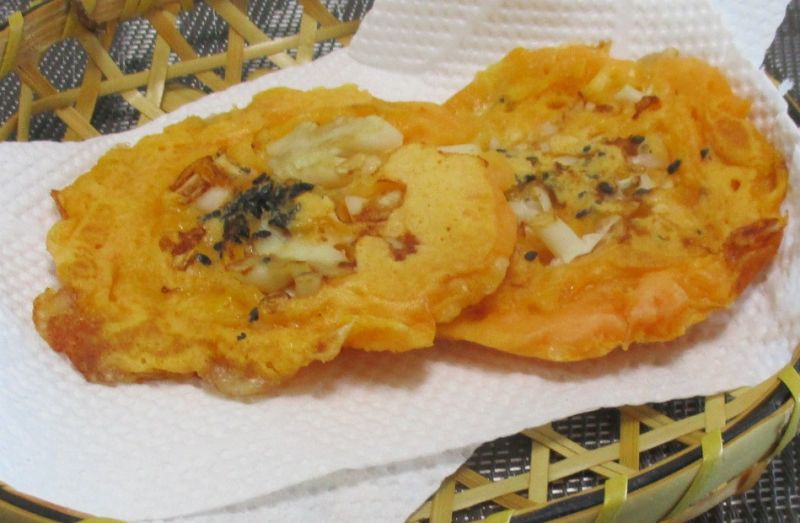 ブナピー風味の香ばしいもっちりせんべい