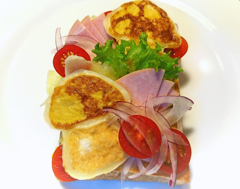 きのこのカラフルトースト