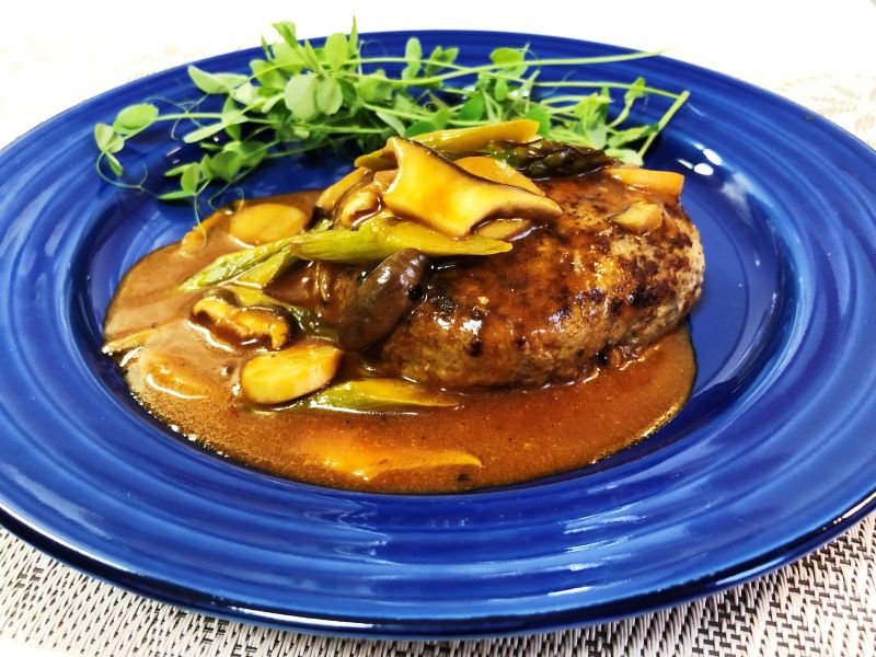 デュクセルdeきのこたっぷりハンバーグ♪