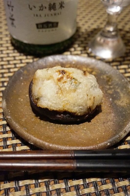 簡単ヘルシー、生どんこの大根餅風