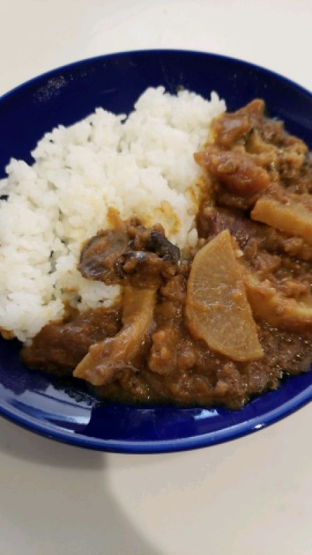 糖質オフ！霜降りひらたけと大根カレー
