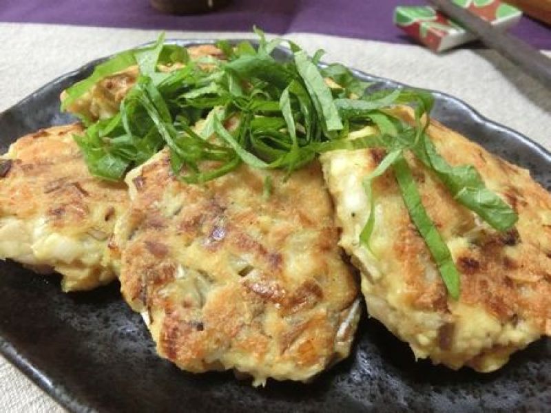 焼いて作る☆　厚揚げと舞茸のがんもどき