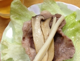 ビールに合う！エリンギ豚肉巻き