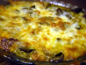 エリンギと舞茸のキッシュ風