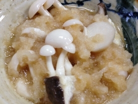きのこのさっぱりおろし和え