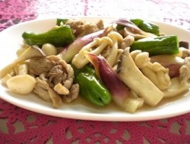 きのことみょうがのさっぱり炒め