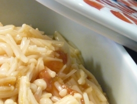 あっさり梅風味の自家製なめたけ。