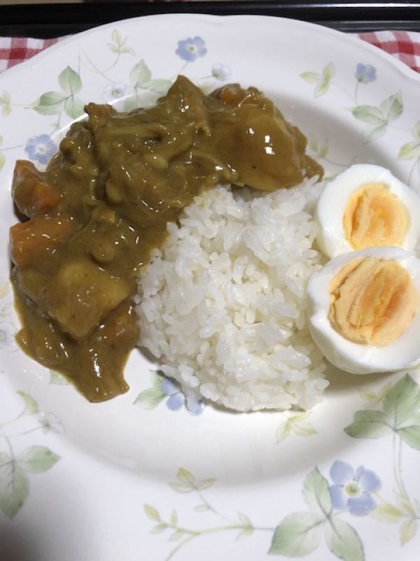 簡単えのき入りカレーライス