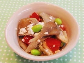 マイタケの洋風白和え