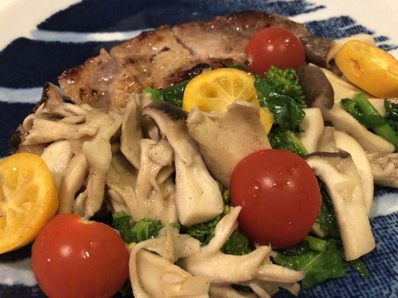 豚肉ときのこソテー