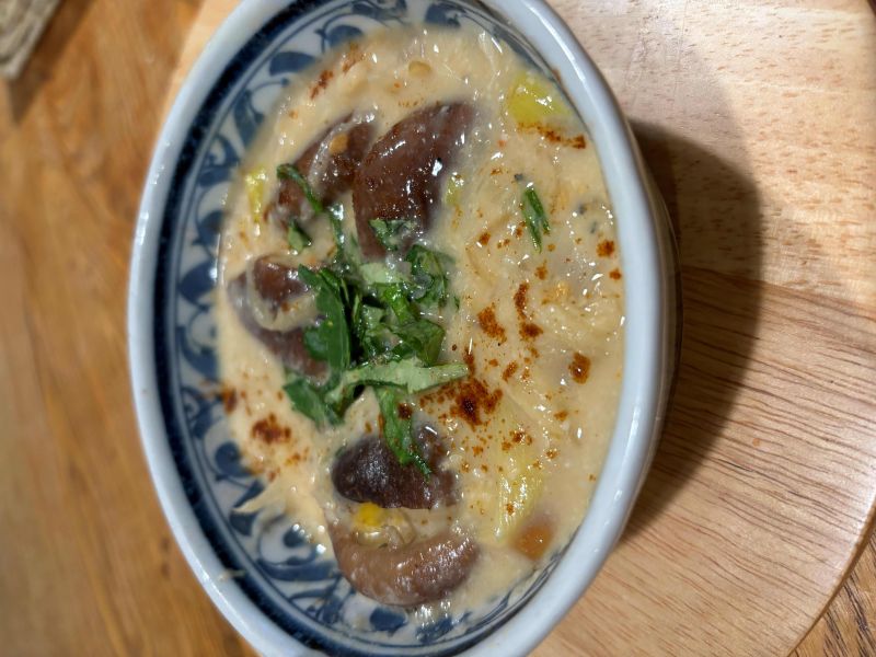 味噌酒粕のきのこフリカッセ