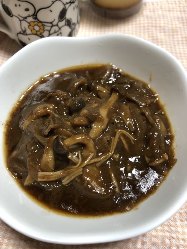 たっぷりきのこのハヤシで腸活
