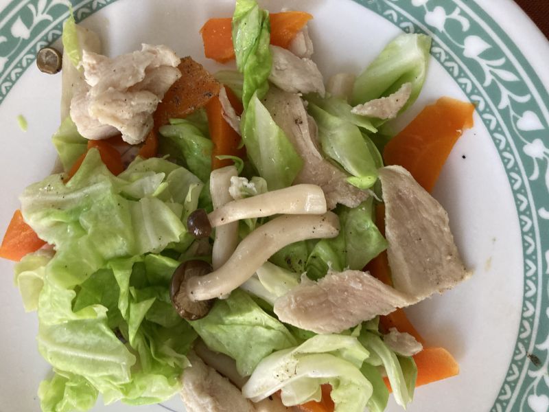 レンジ蒸し野菜ノンオイル