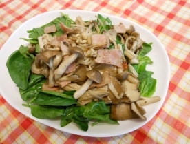 きのこドレ☆ポパイサラダ