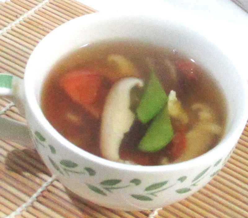さわとろ・どんことトマトの簡単スープ