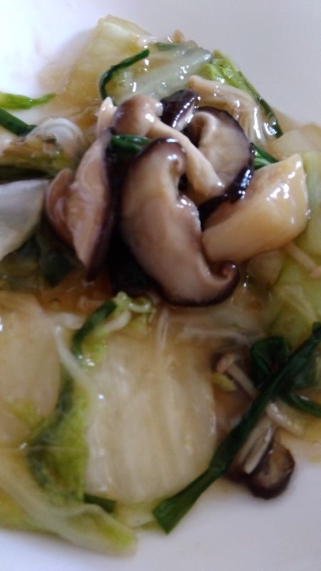 ほたてきのこ中華丼