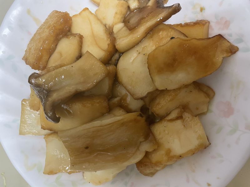 厚揚げとエリンギの甘辛炒め