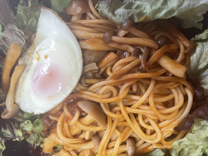 ずぼらパスタ〜痩せ飯バージョン