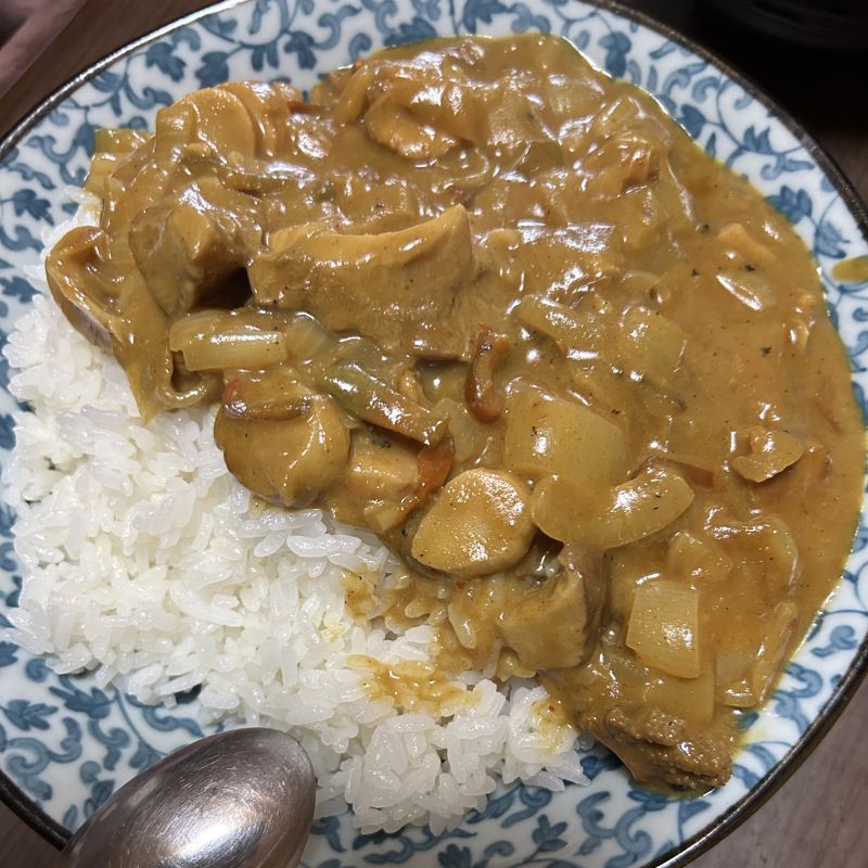 きのミノカレー