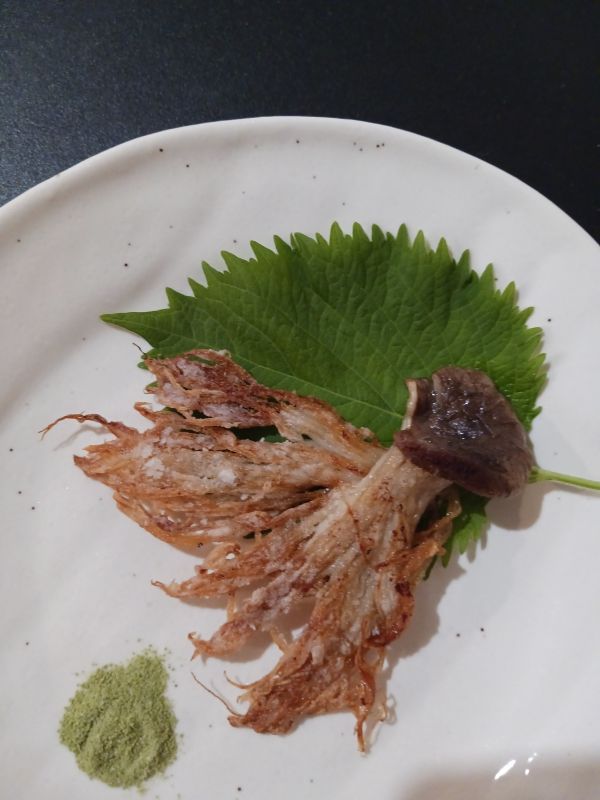エリンギの茶せん焼き