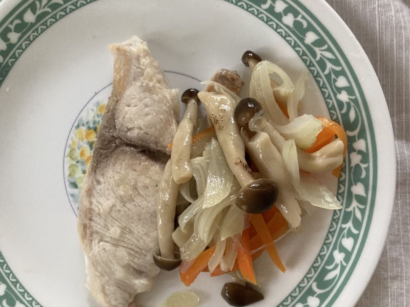 シイラのしめじソテー