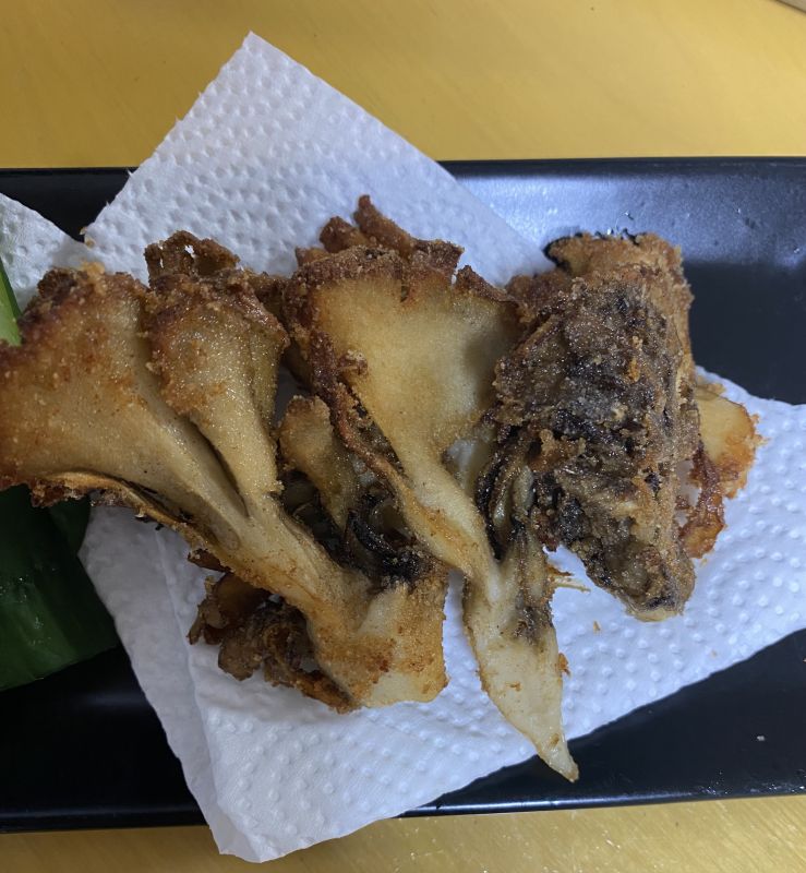 びっくり簡単マイタケから揚げ。