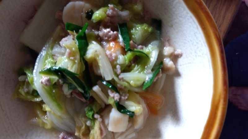 きのこほたての八宝菜