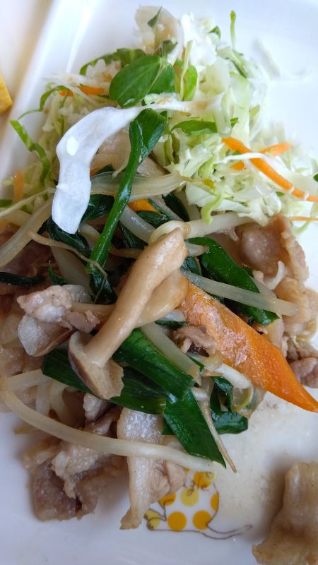 きのこ野菜炒め