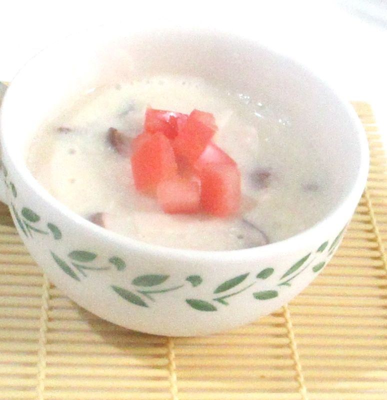 きのこ新感覚冷やし茶碗蒸し風