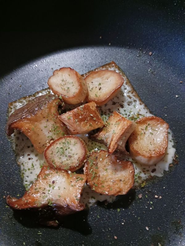 エリンギのカリカリチーズ焼き