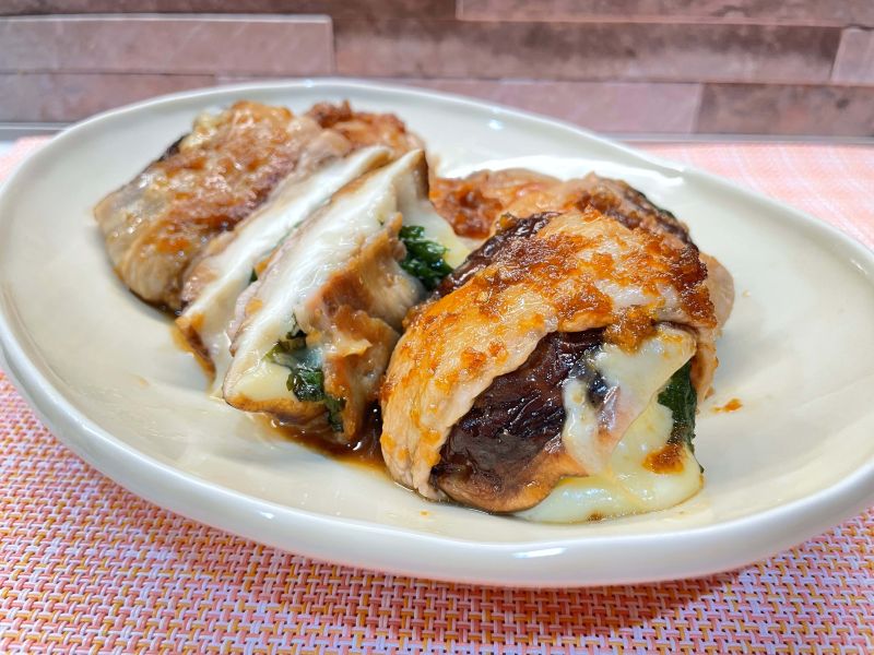 生どんこのチーズイン肉巻き♪