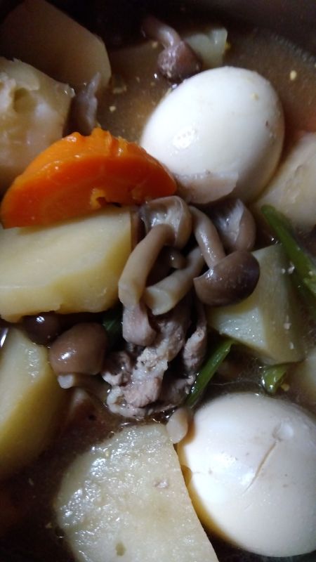 きのこ肉じゃが