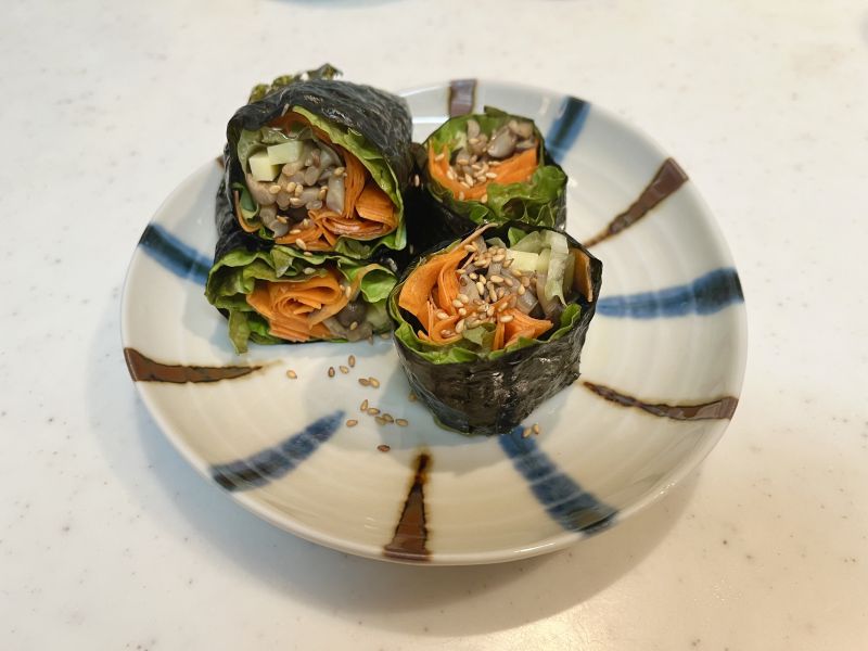 きのこ海苔ロール