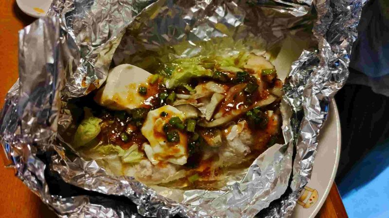旨旨ソースのホイル焼き