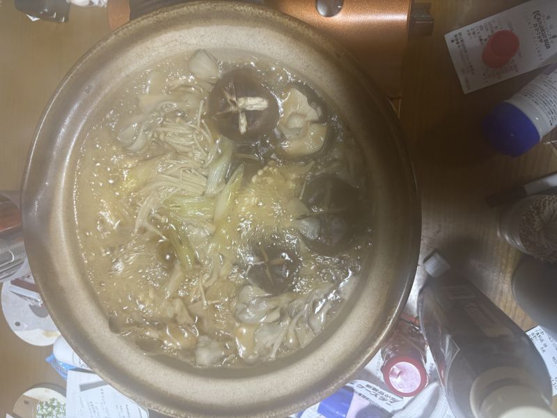 たっぷりきのこ鍋
