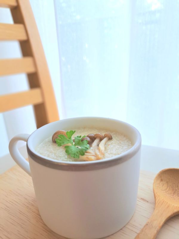 しめじの豆乳みそスープ