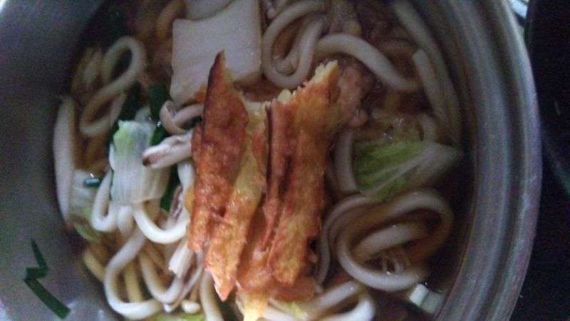 きのこ野菜天ぷらうどん