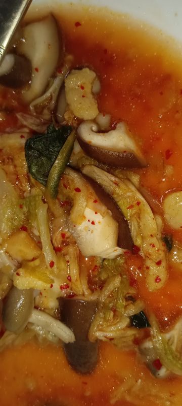 きのこ野菜キムチ煮