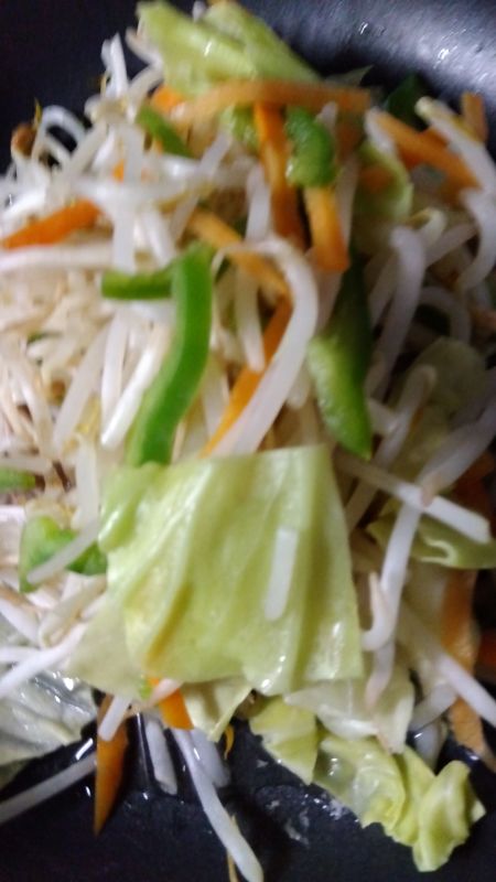 きのこ野菜炒め